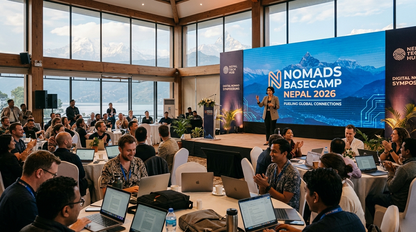 Nomads Basecamp Nepal 2026 Conference at Pokhara Event Center